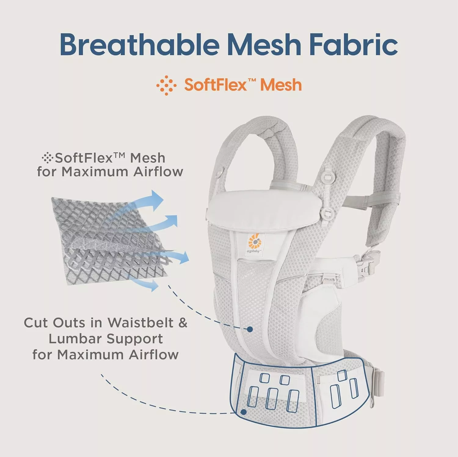 Ergobaby Omni Breeze ორიგინალი კენგურუ